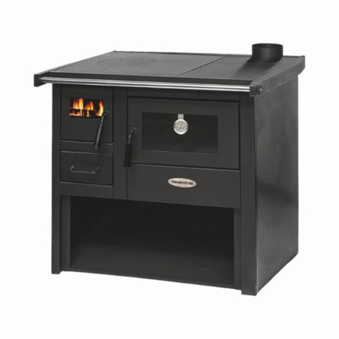 Termosoba lemne cu manta de apa si cuptor Termax Voinic neagra 12,05 kW [2]