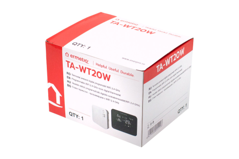 Termostat ambient digital programabil WiFi 2.4 GHz Ermetiq [1]