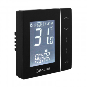 Termostate si automatizari centrale termice - Termostat ambiental negru pentru incalzirea in pardoseala, Salus VS30B
