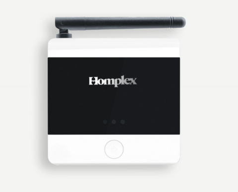 Termostat inteligent programabil fara fir, negru, Homplex 19 WiFi [1]