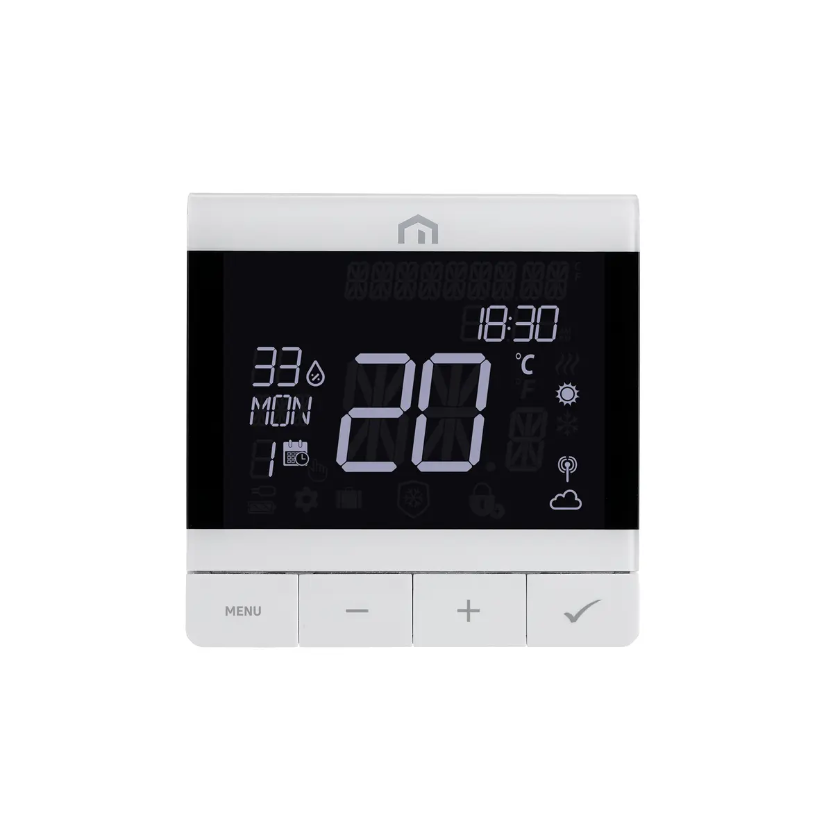 Automatizari si termostate incalzire in pardoseala - Termostat de camera cu fir Purmo Unisenza Plus 24V