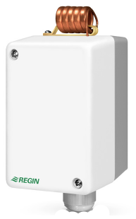 Termostate aplicatii industriale - Termostat industrial cu montare pe perete cu element sensibil in exteriorul carcasei (pentru precizie marita) capacitate comutare 15(8)A/24250Vca Regin, IP65 gama de reglare -30+30°C