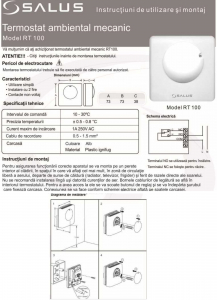 Termostat mecanic Salus RT100 [1]