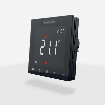 Termostat programabil inteligent pentru incalzire in pardoseala, negru, Homplex 922 Wi-Fi [2]