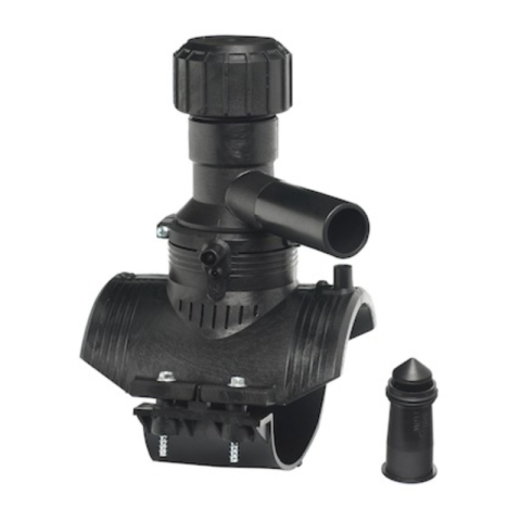 Fitinguri gaz - Teu 360grd rosu Gas Stop auto-rearmare Valrom VALGasio D125 x D32 SDR11