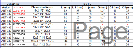Teu sertizare filet exterior 26x3 x 3/4 x 26x3 ICMA [2]