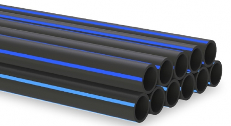 Tevi, fitinguri, robineti si accesorii - Teava PehD, pentru apa potabila, 75 x 4.5 mm, 2 1/2", PN 10 bar, bara 13 ml, PE100