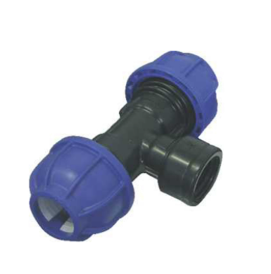 Tevi, fitinguri, robineti si accesorii - TEU COMPRESIUNE CU DERIVATIE D. 63 x 2 FI - VALROM GAMA WaterKIT