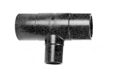 Fitinguri injectate SDR 17 - Teu redus injectat PE, DN 125 x 110 x 125 mm, 5 bar - gaz, 10 bar - apa, SDR 17 GF