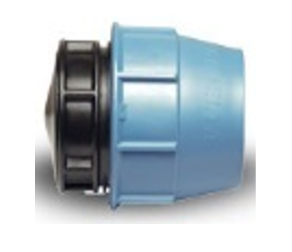 Tevi, fitinguri, robineti si accesorii - Dop capat PEhD compresiune, 63 mm