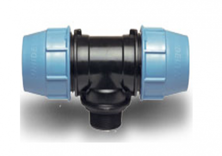 Teu PEhD compresiune, 32 x 3/4 FE x 32 Fitinguri PehD compresiune - Teu PEhD compresiune, 32 x 3/4 FE x 32