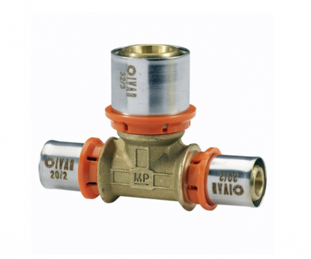 Fitinguri sertizare - Teu presare, sertizare, 20/2 x 25/2.3 x 20/2, Ivar