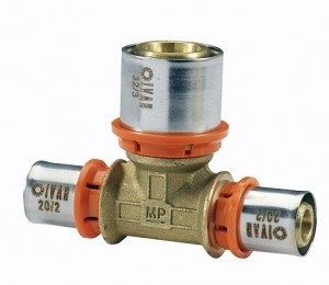 Fitinguri sertizare - Teu presare, sertizare IVAR 16/2 x 20/2 x 16/2