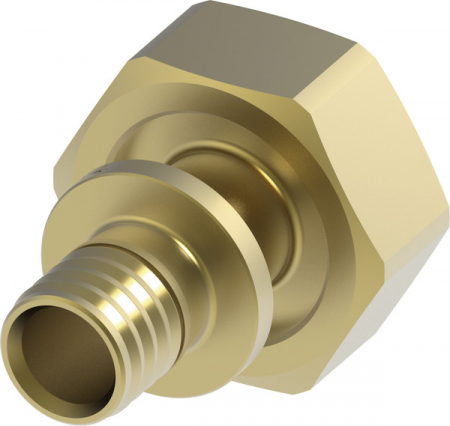 Fitinguri din alama - Racord olandez Teceflex din alama standard cu eurocon pentru teava Ø16 x 3/4"FI