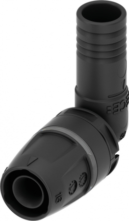 Tevi, fitinguri, robineti si accesorii - Cot TECElogo-Push/TECEflex din PPSU/alama, Ø16 x Ø16