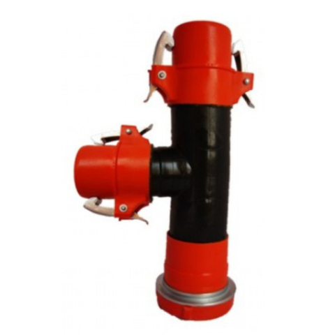 Fitinguri pentru irigatii - Teu redus Valrom VALAgrio PE80 D. 125 x 75