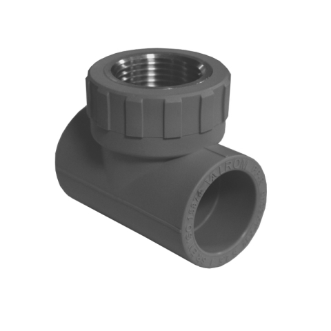 Instalatii de apa si canalizare - Teu Valrom VALDuotherm gri PPR D. 25 x 3/4''FI