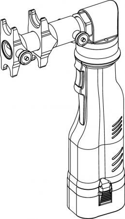Trusa electrica TECEflex RazFaz-Akku pentru presare axiala Ø14-32 mm [1]