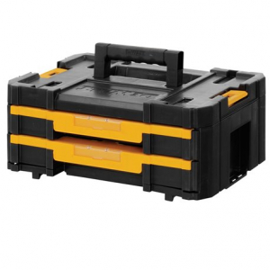 Organizare si depozitare scule - Organizator TSTAK IV cu 2 sertare prevazute cu separatoare ajustabile DeWalt - DWST1-70706