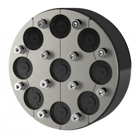 Etansare universala pentru cabluri, carota Ø 100 mm, 5 cabluri, Ø exterior cablu 8-30 mm, Hauff Technik P-Cable Basic SG [9]