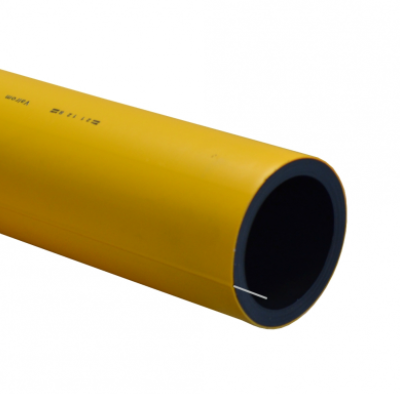 Tevi, fitinguri, robineti si accesorii - TUB GasPro PE100RC CU ACOPERIRE PROTECTIVA FIR DETECTIE D.450 SDR11 BARA 13m - VALROM