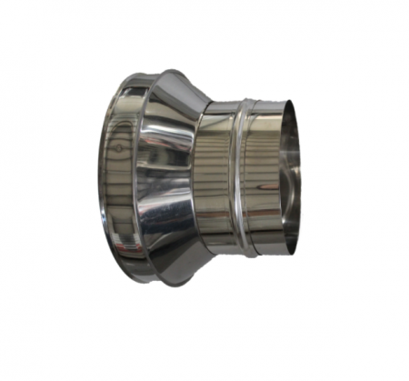 Accesorii cazane - Racord din inox Fornello, diametru interior 120 mm, pentru centrale pe lemn, carbune si peleti