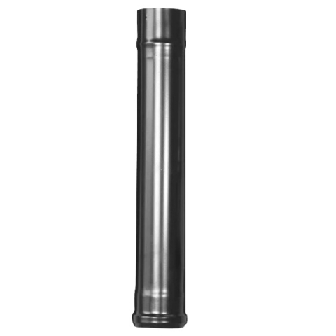 Tub scurt din otel neizolat Termax 50 cm D80 pentru racord cos de fum