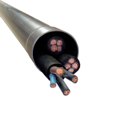 Tevi, fitinguri, robineti si accesorii - TUB PROTECTIE PENTRU CABLURI netLINE PVC D. 90 x 3,0 MUFA L6m TIP M1 750N - VALROM