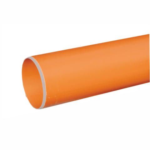 Canalizare exterioara - Tub Valrom VALPlast PVC compact D. 315 x 7.7mm SN4 fara mufa L6m