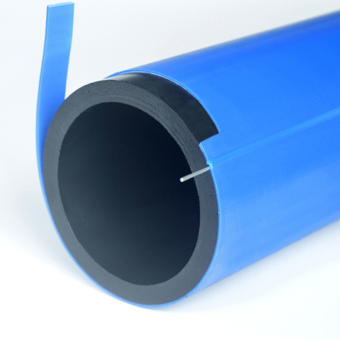 Tevi si fitinguri PEHD - Tub Valrom WALWater apa potabila PE100RC cu acoperire protectiva fir detectie D. 800 PN10 SDR17 bara 13m