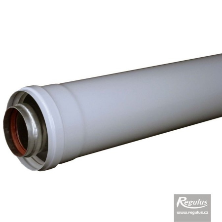 Accesorii cazane - Tubulatura evacuare gaze arse, 1 m, 60/100, Fe/Al, Regulus