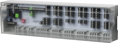 Automatizari si termostate incalzire in pardoseala - Unitate de comanda TECEfloor SLQ 24 V, pentru termostate cu fir, incalzire/racire, cu releu pompa, 10 zone