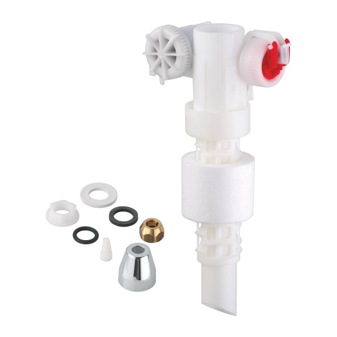 Valva de umplere WC Grohe filling valve, universala, plastic, 3/8, include capac si guler, robineti de plastic [0]