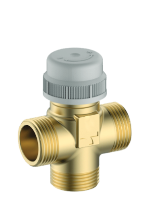Echipamente de ventilatie si climatizare - Vana cu 3 cai 3/4'' WISSE, cu servomotor 230V pentru ventiloconvectoare