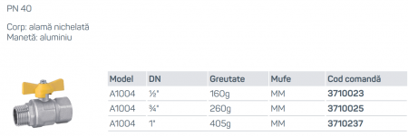 Robinet gaz DN 15, Homplex [1]