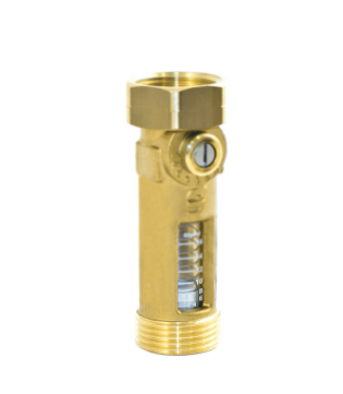 Alte accesorii solare - Debitmetru solar, 1 x 3/4, cu 3 robineti, 0.5 - 15 litri / minut, Barberi
