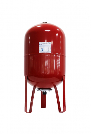 Vase de expansiune - Vas de expansiune termic, 24 litri, 10 bar, vertical, cu picioare, rosu, cu membrana EPDM, Fornello