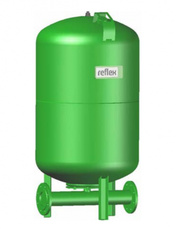Vase de expansiune - Refix DT 300, vas de expansiune cu circulație interna, verde, conexiune duală DN80/PN16 inclusa, 10/4 bar