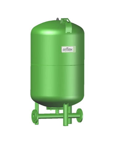Vase de expansiune - Vas de expansiune cu circulatie interna, membrana tip sac inlocuibila, conexiune duala DN50/PN16 inclusa, 10/4 bar, Reflex model Refix DT 300 - 300 litri
