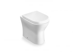 Obiecte sanitare - Vas stativ WC din portelan, evacuare dubla, 355 x 565 x 430 mm., Roca Nexo