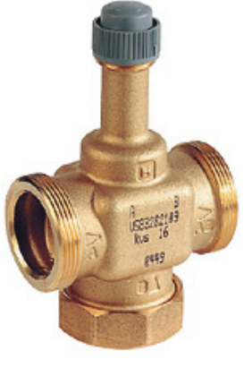 Ventile cu 2 cai - Ventil 2 cai echilibrat Resideo - Centra, PN16 DN25 kvs10 racord filetat ext 1-1/2"