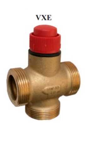 Ventile cu 3 cai - Ventil 3 cai Resideo - Centra (ex Honeywell), alama PN16 DN20 kvs4 filetat exterior G 3/4"