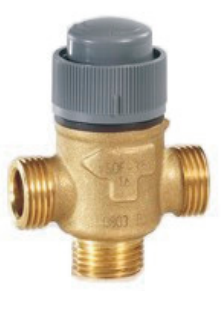 Echipamente de ventilatie si climatizare - Ventil de zona cu 3 cai Resideo - Centra (ex Honeywell), DN15 kvs 2.5 filetat exterior G 1/2" alama PN16 inlocuieşte modelul V5833A4007