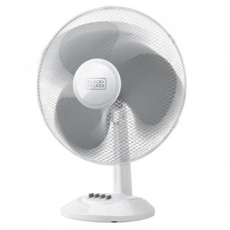 Aer conditionat mobil - Ventilator birou alb Black+Decker 40 W