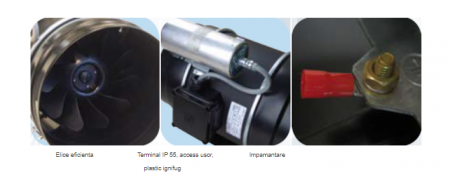 Ventilator de tubulatura, 1320 m³/h, Soler&Palau TD-1200/315 EX [1]