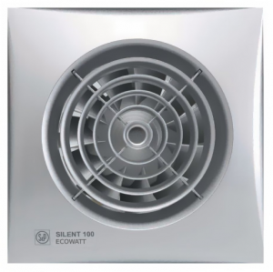 Echipamente de ventilatie si climatizare - Ventilator extractie baie SILENT 100 - CHZ Silver ECOWATT 230V 50Hz