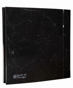 Echipamente de ventilatie si climatizare - Ventilator extractie baie SILENT 100 - CRZ Marble Black Design 4 C 230V 50Hz