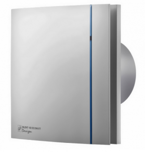 Echipamente de ventilatie si climatizare - Ventilator extractie baie SILENT 100 - CRZ Silver Design ECOWATT 230V 50Hz