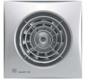 Echipamente de ventilatie si climatizare - Ventilator extractie baie SILENT 100 - CZ Silver  220-240V 50Hz