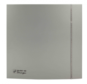 Echipamente de ventilatie si climatizare - Ventilator extractie baie SILENT 100 - CZ Silver Design Swarovski 220-240V 50Hz